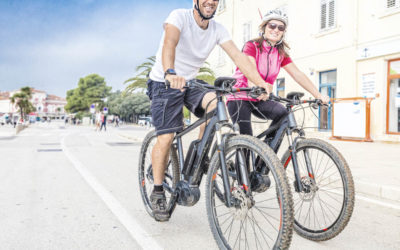 El-sykkel spinner av gårde